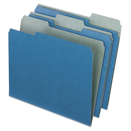 Pendaflex 1 By 3 Cut Top Tab Earthwise Recycled Colored File Folders - Letter- Blue 4302